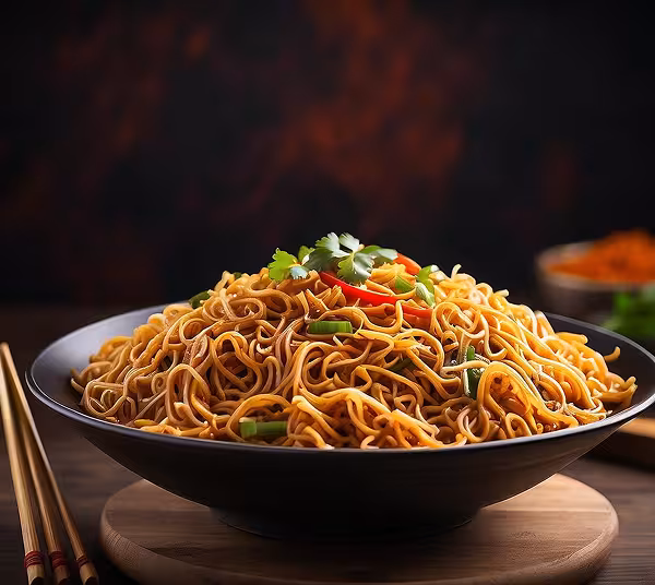Veg Hakka noodles